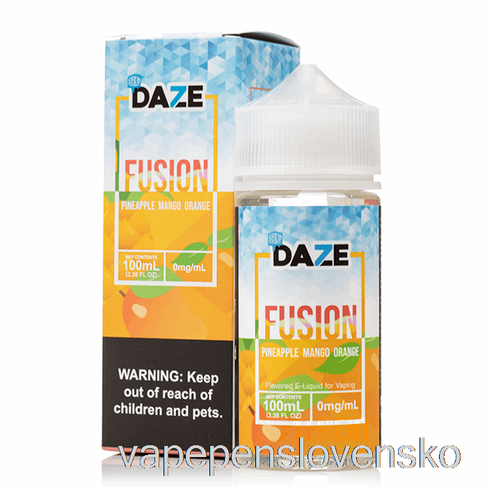 ľadový Ananás Mango Pomaranč - 7 Daze Fusion - 100 Ml 3 Mg Vape Bez Nikotinu